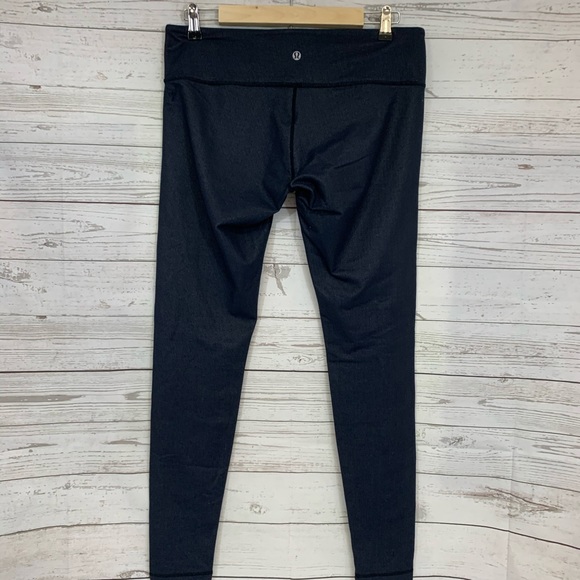 lululemon athletica Pants - LULULEMON Wunder Under denim look Pant size 10